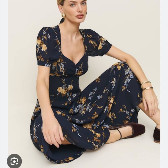 NWT REFORMATION Chrissie Dress, Seychelle, size 2 - Picture 2 of 5